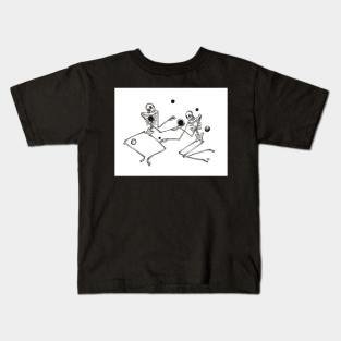 Skeleton play Kids T-Shirt